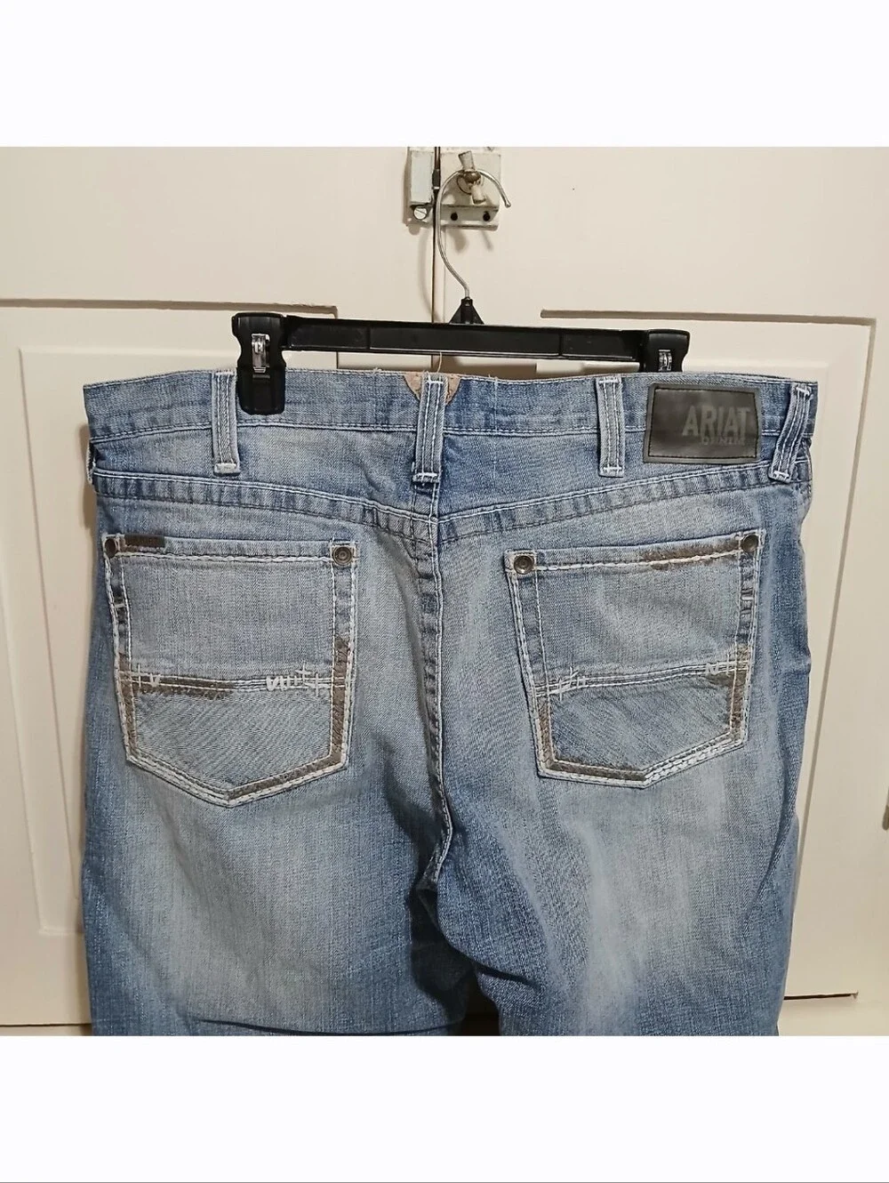 ARIAT Men’s Size 38/32 Bootcut M2 Blue Pants Denim Jeans Cotton Blend *Flawed*